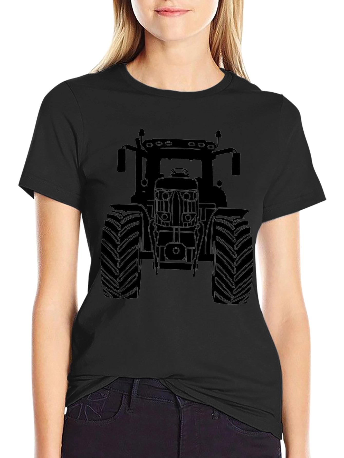 Black Tractor Graphic Tee - Farm Life Apparel