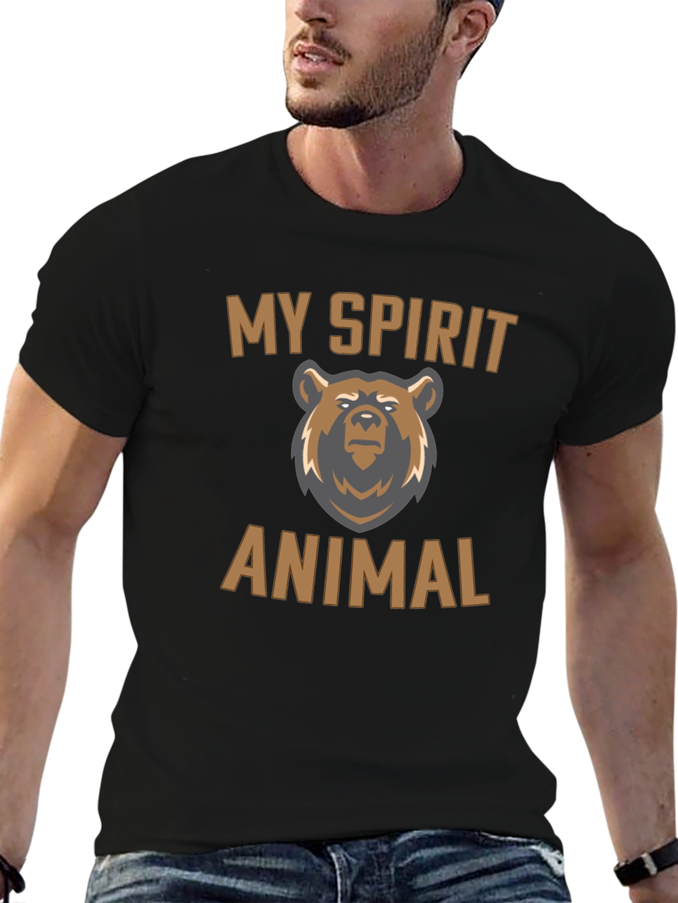 My Spirit Animal Bear T-Shirt - Graphic Tee