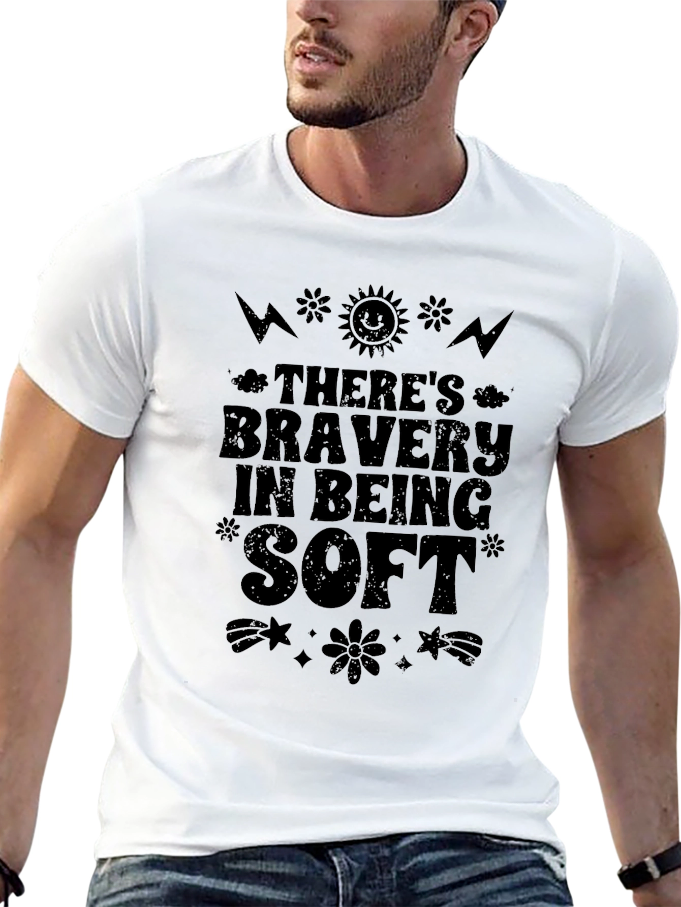 Bravery in Being Soft Graphic T-Shirt