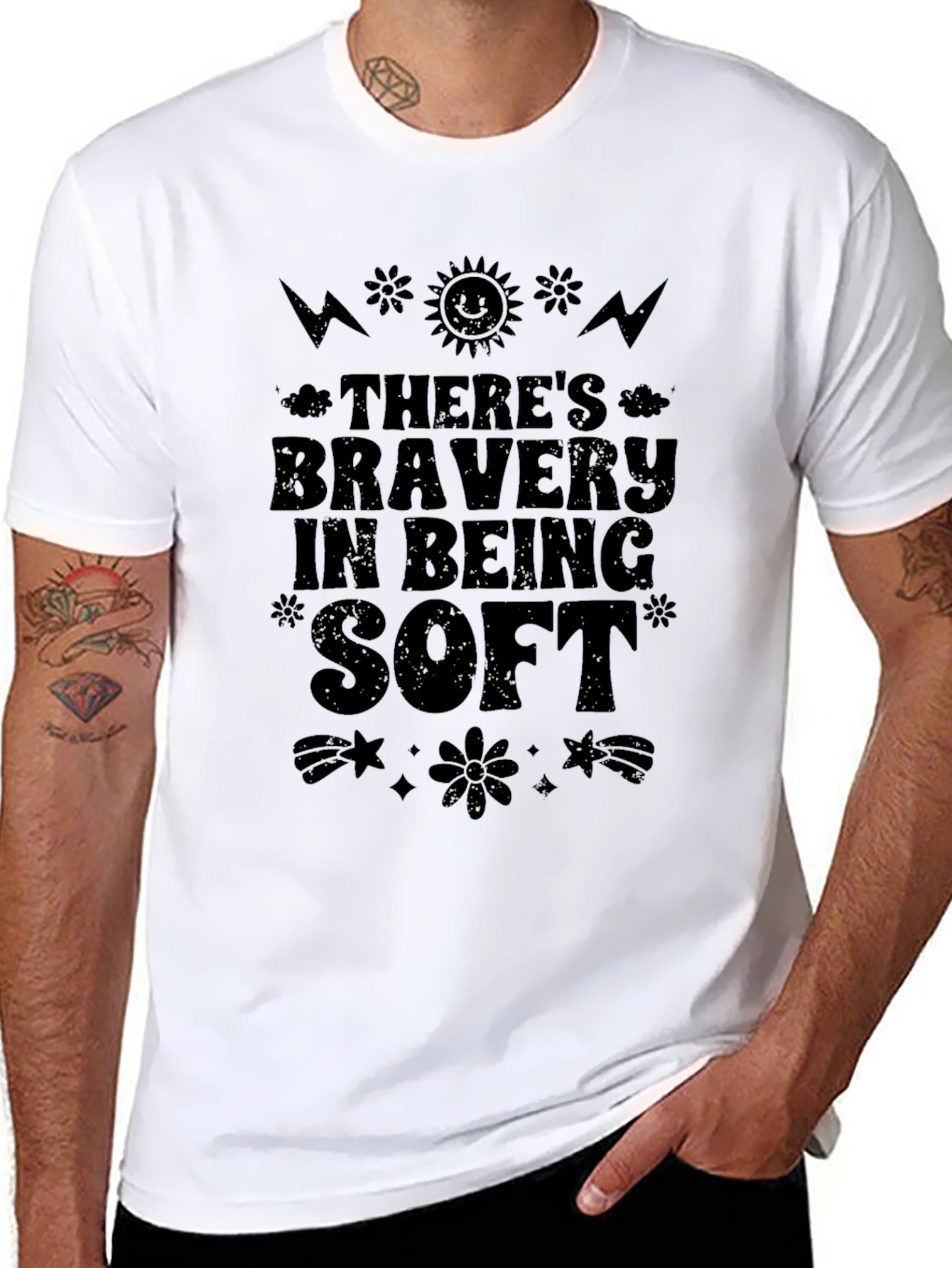 Bravery in Being Soft Graphic T-Shirt