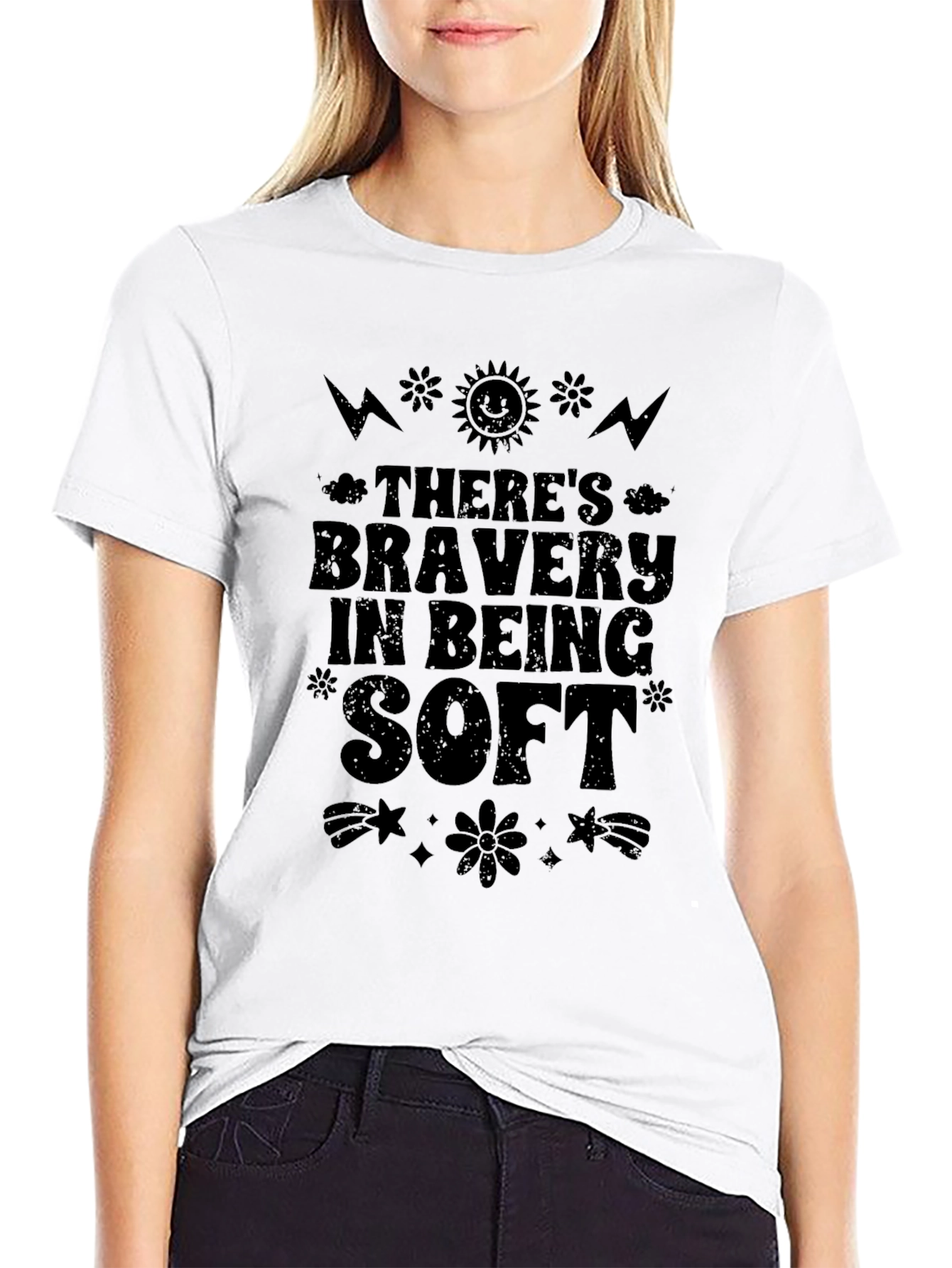 Bravery in Being Soft Graphic T-Shirt