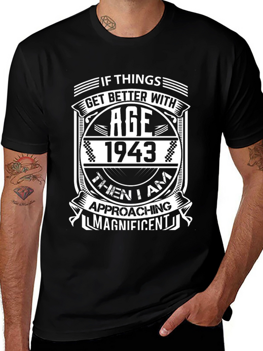 Vintage 1943 Birthday T-Shirt - Get Better With Age