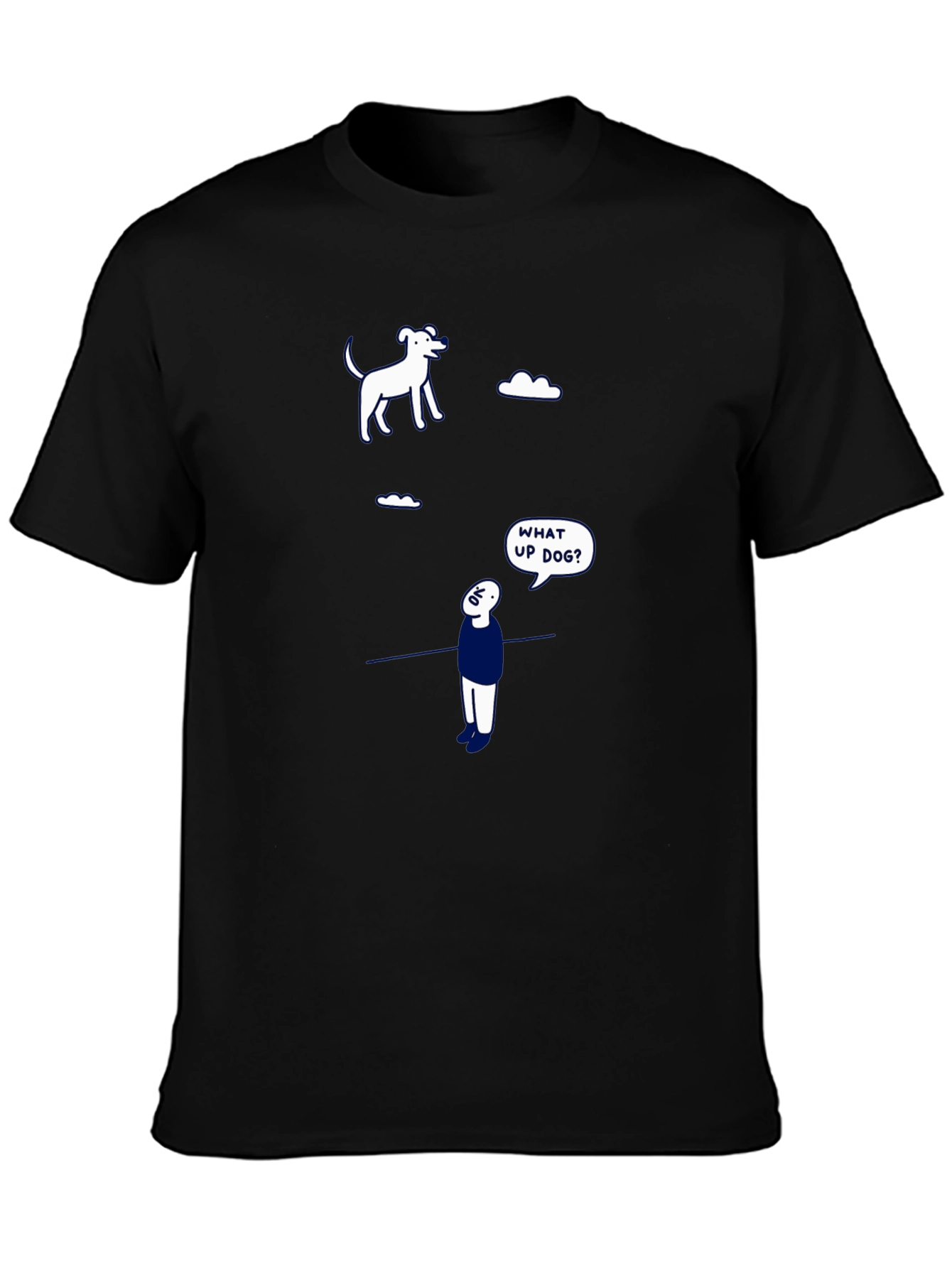Funny What Up Dog? Graphic Tee