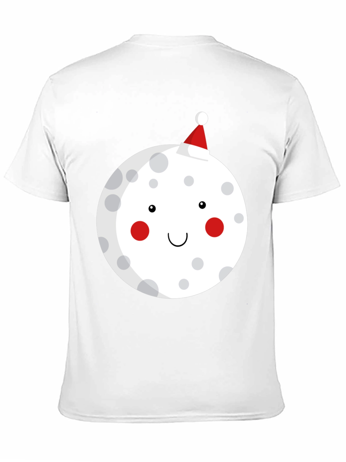 Festive Moon Graphic T-Shirt - Holiday Cheer!