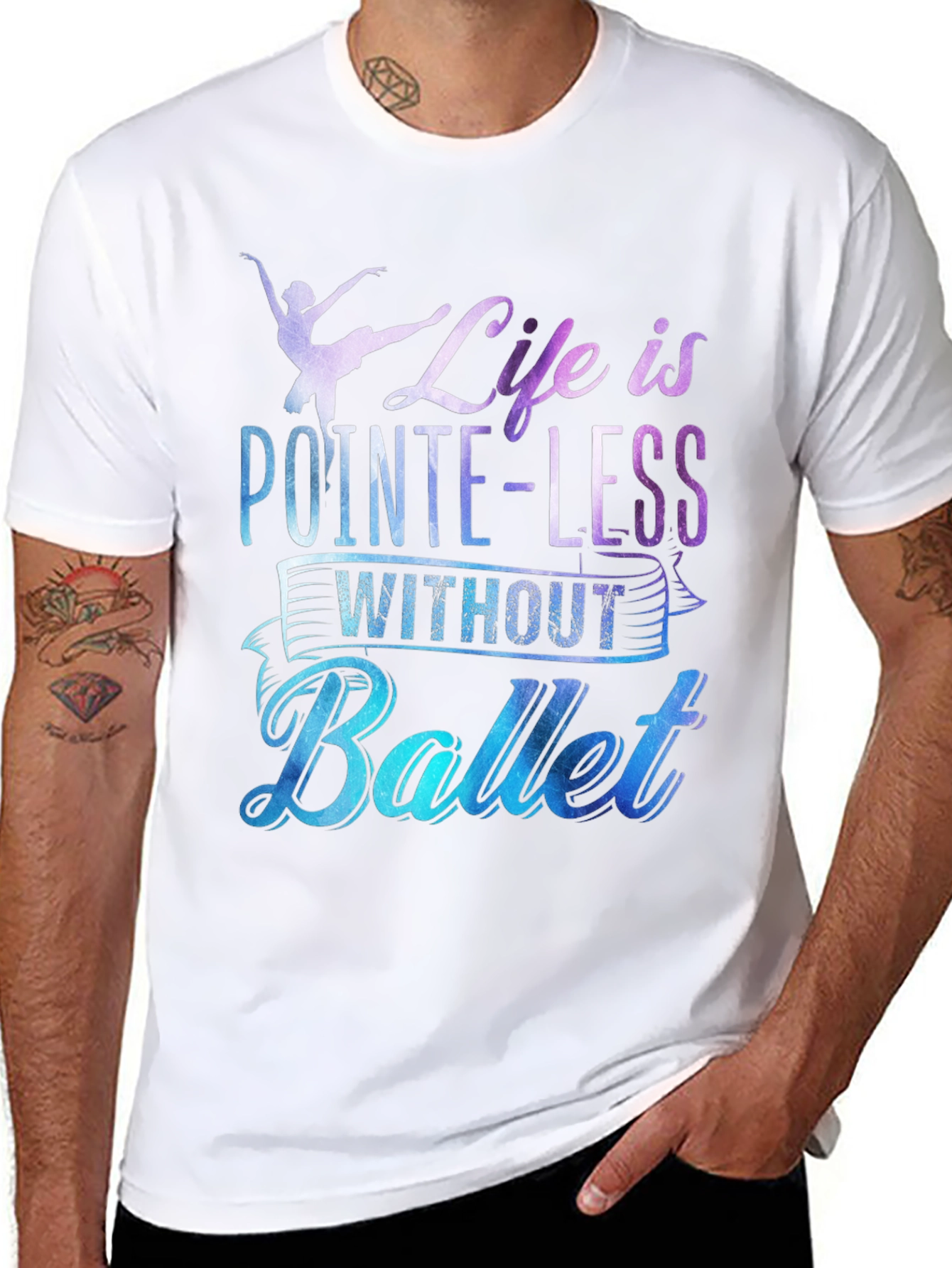 Ballet Lover T-Shirt - Life is Pointe-less without Ballet