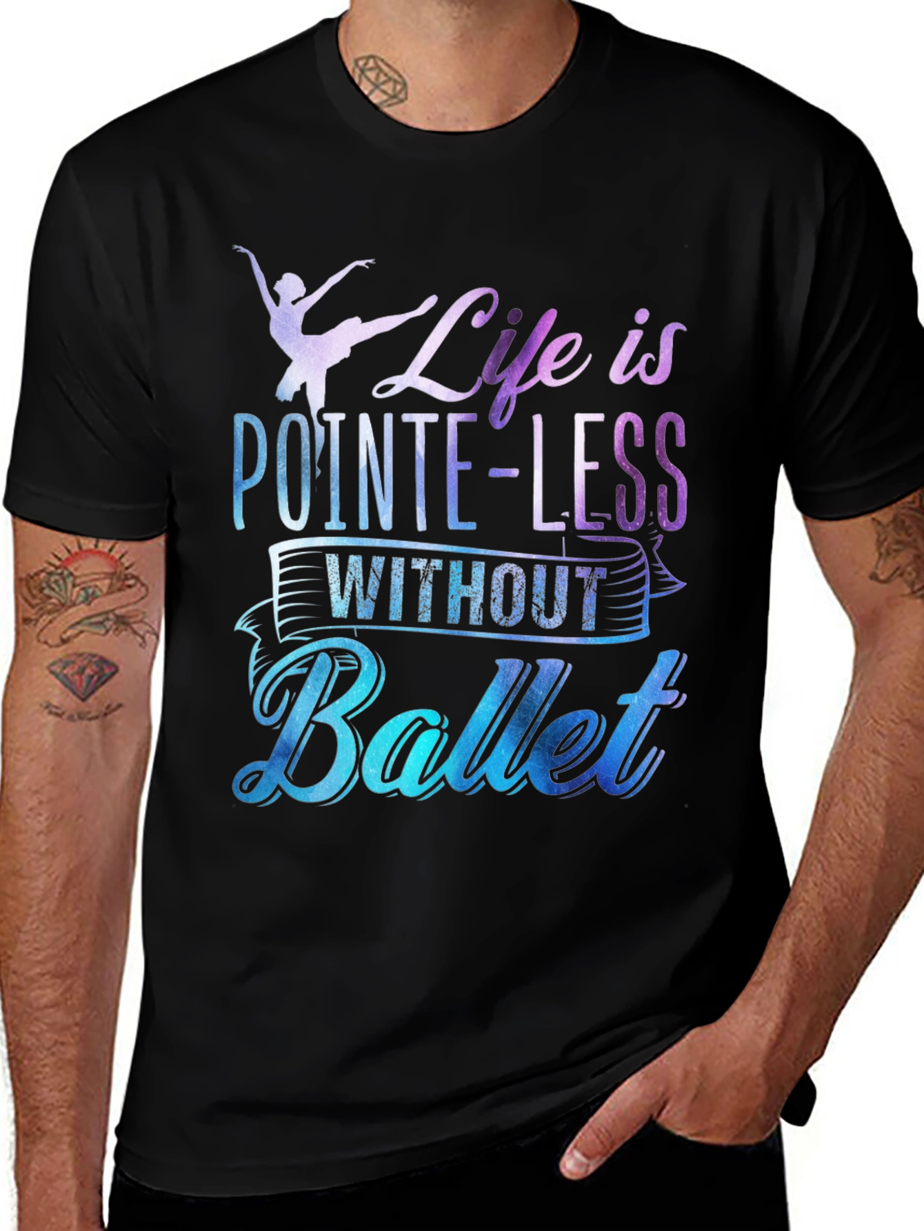 Ballet Lover T-Shirt - Life is Pointe-less without Ballet
