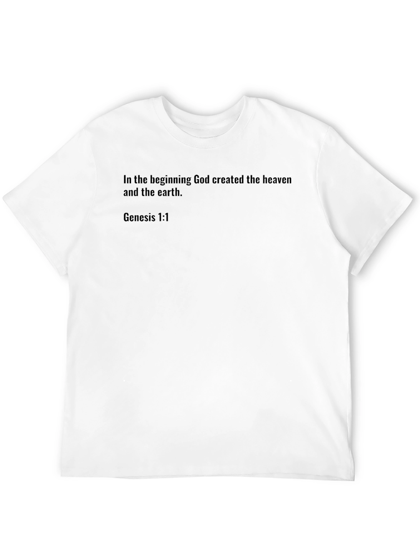Genesis 1:1 T-Shirt - In the Beginning Verse