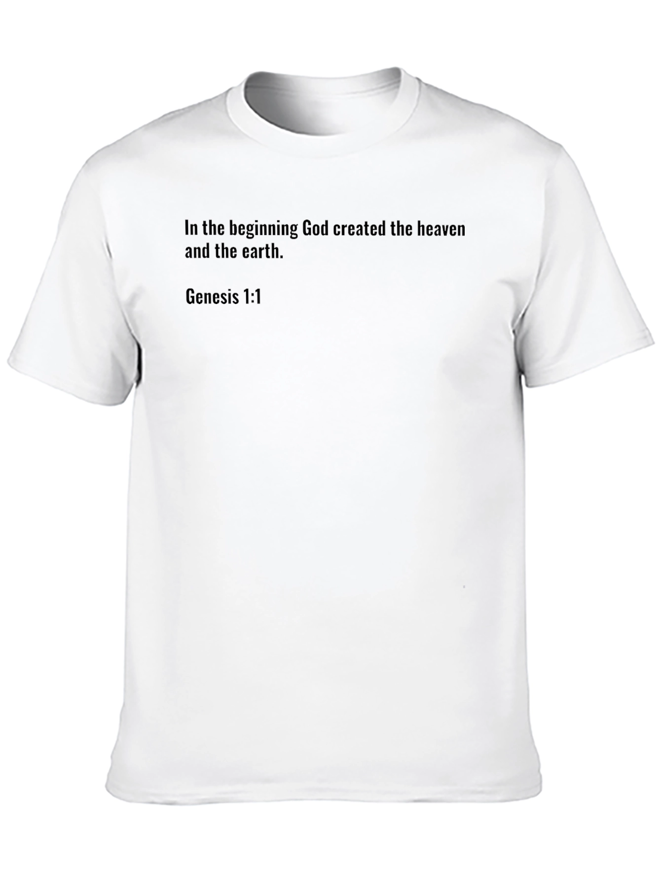 Genesis 1:1 T-Shirt - In the Beginning Verse