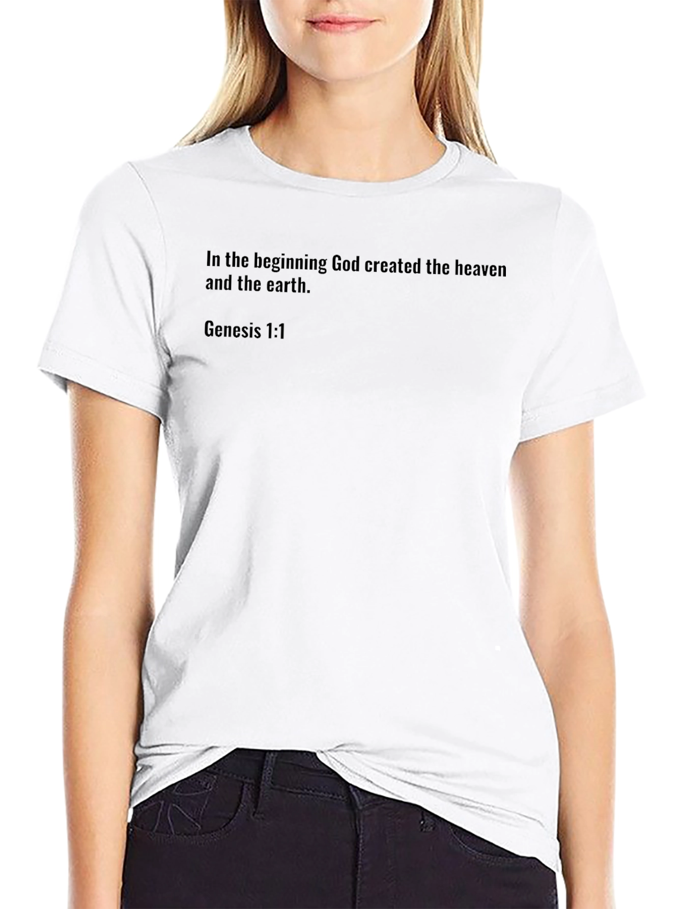 Genesis 1:1 T-Shirt - In the Beginning Verse