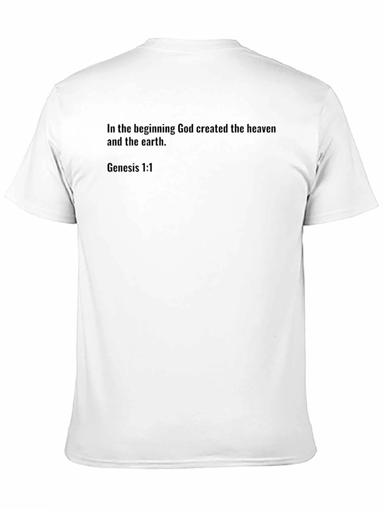 Genesis 1:1 T-Shirt - In the Beginning Verse