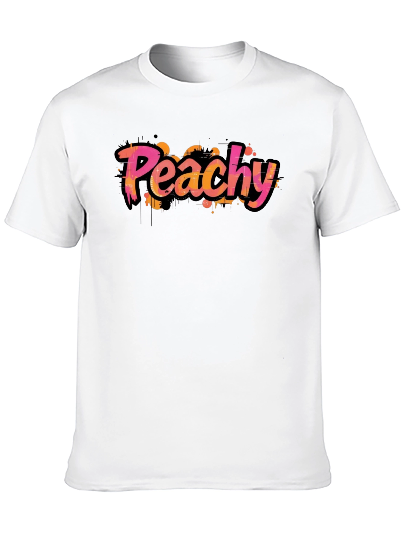 Peachy Graphic Tee - Trendy Streetwear