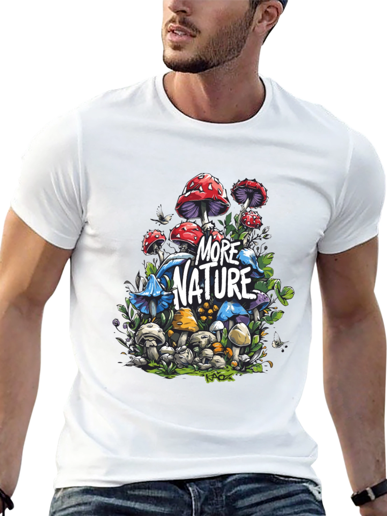 More Nature Mushroom Graphic Tee