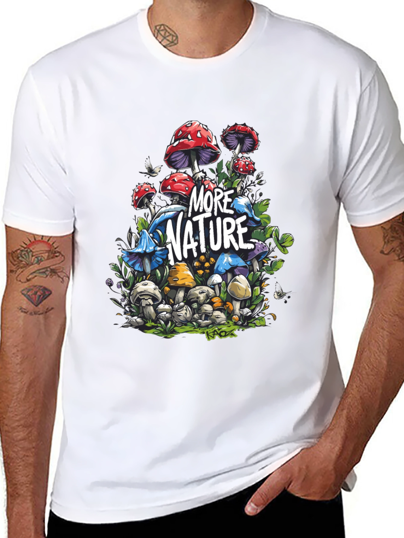 More Nature Mushroom Graphic Tee