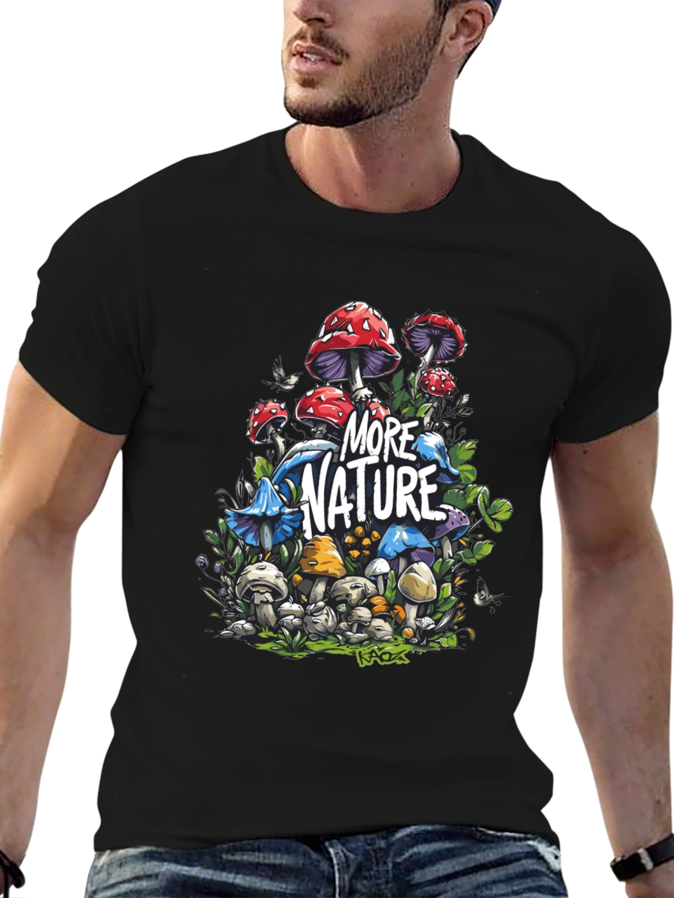 More Nature Mushroom Graphic Tee