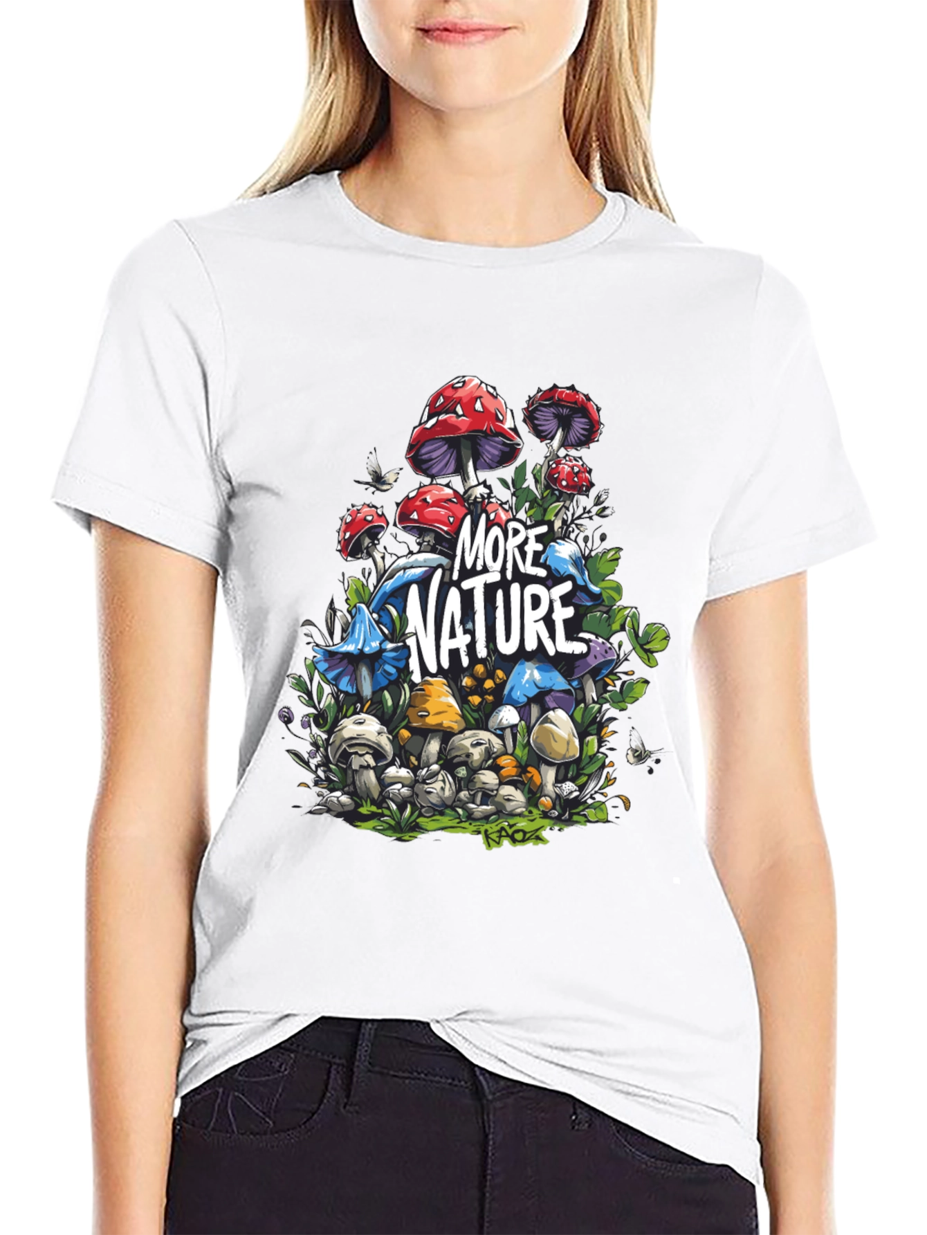 More Nature Mushroom Graphic Tee