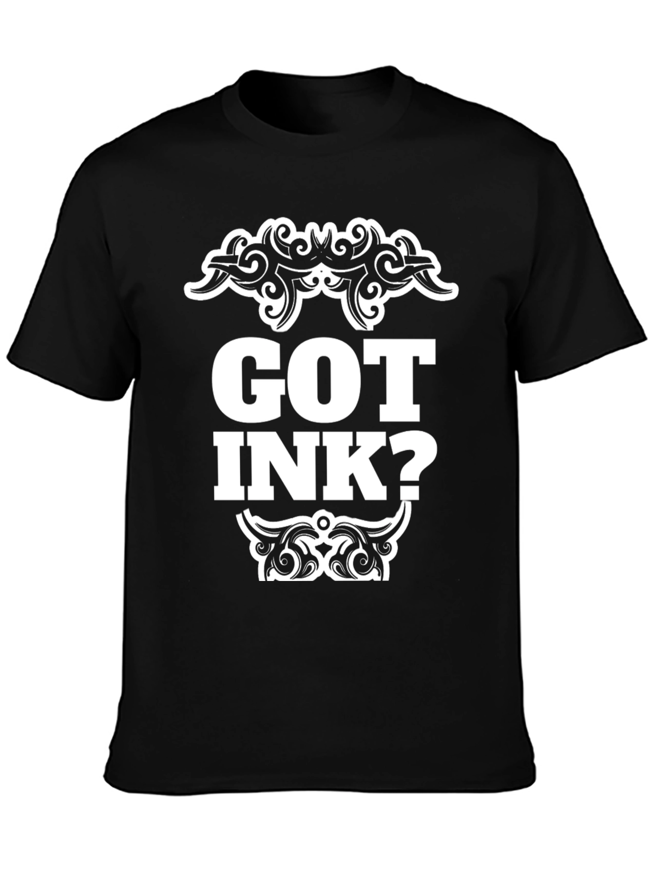 Got Ink? Graphic Print Crew Neck T-Shirt