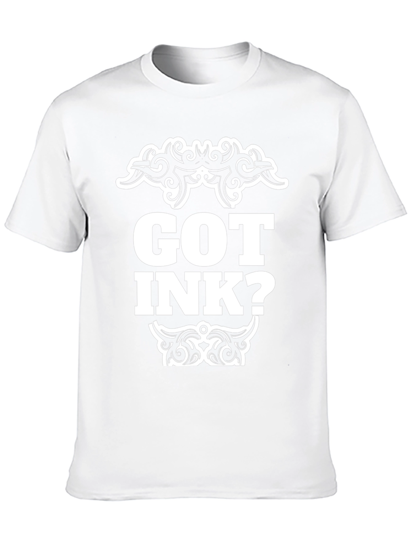 Got Ink? Graphic Print Crew Neck T-Shirt