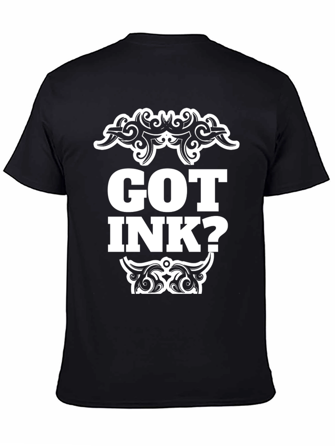Got Ink? Graphic Print Crew Neck T-Shirt