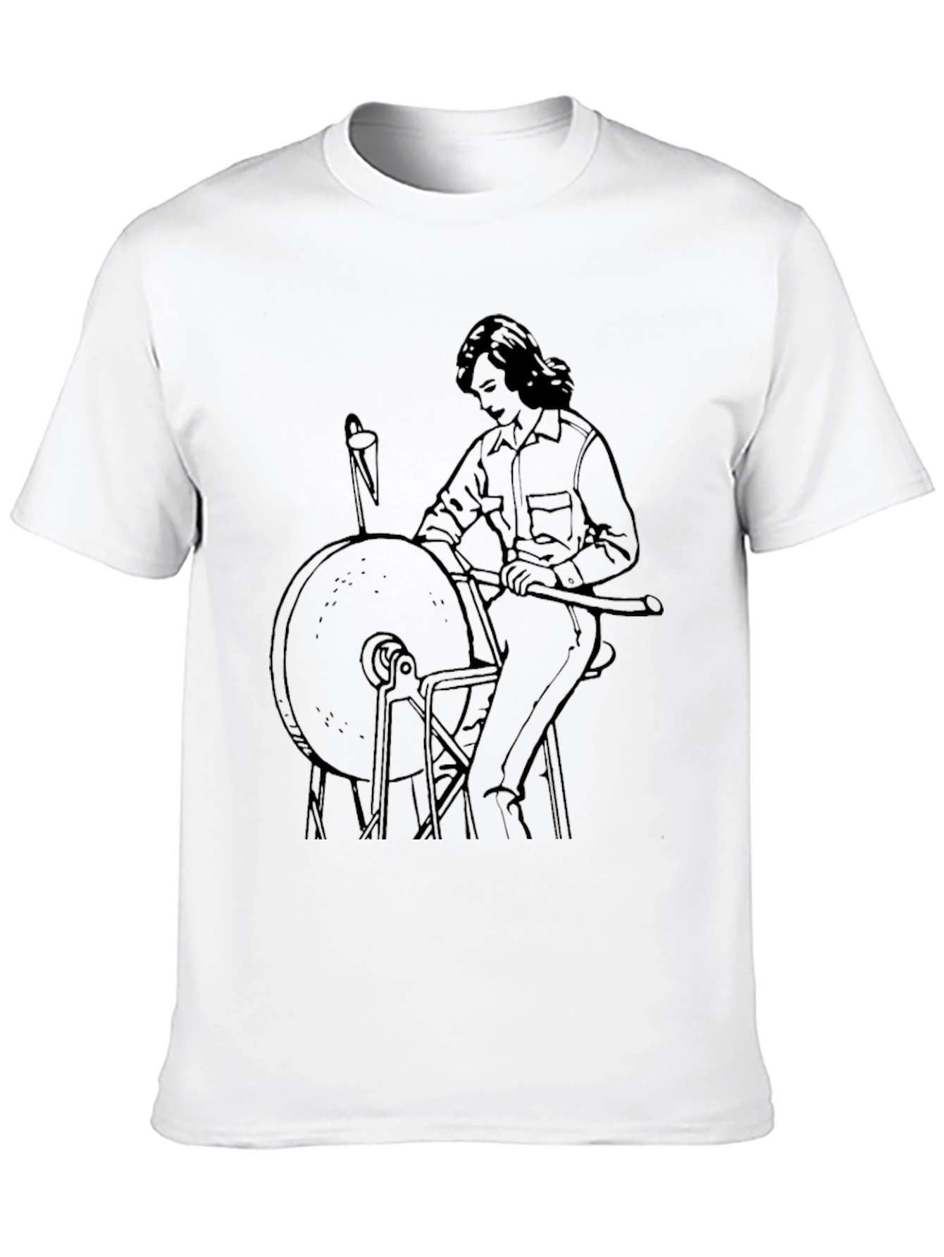 Retro Grinding Wheel Graphic Tee