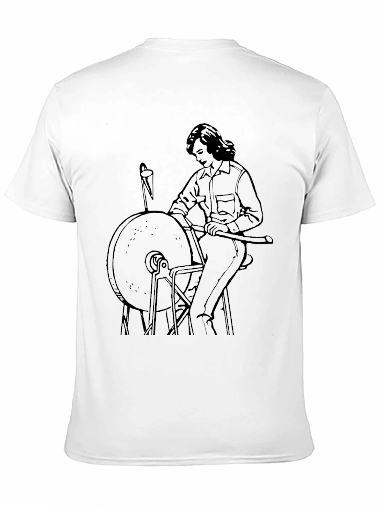 Retro Grinding Wheel Graphic Tee