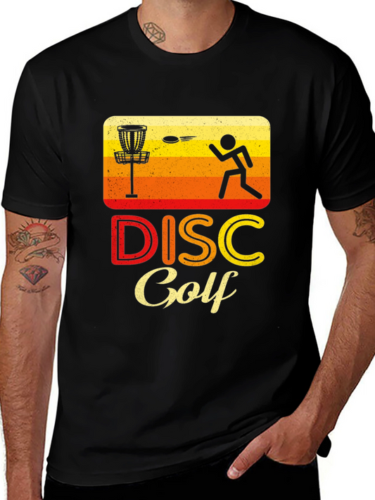 Retro Disc Golf Graphic Tee - Sporty & Stylish