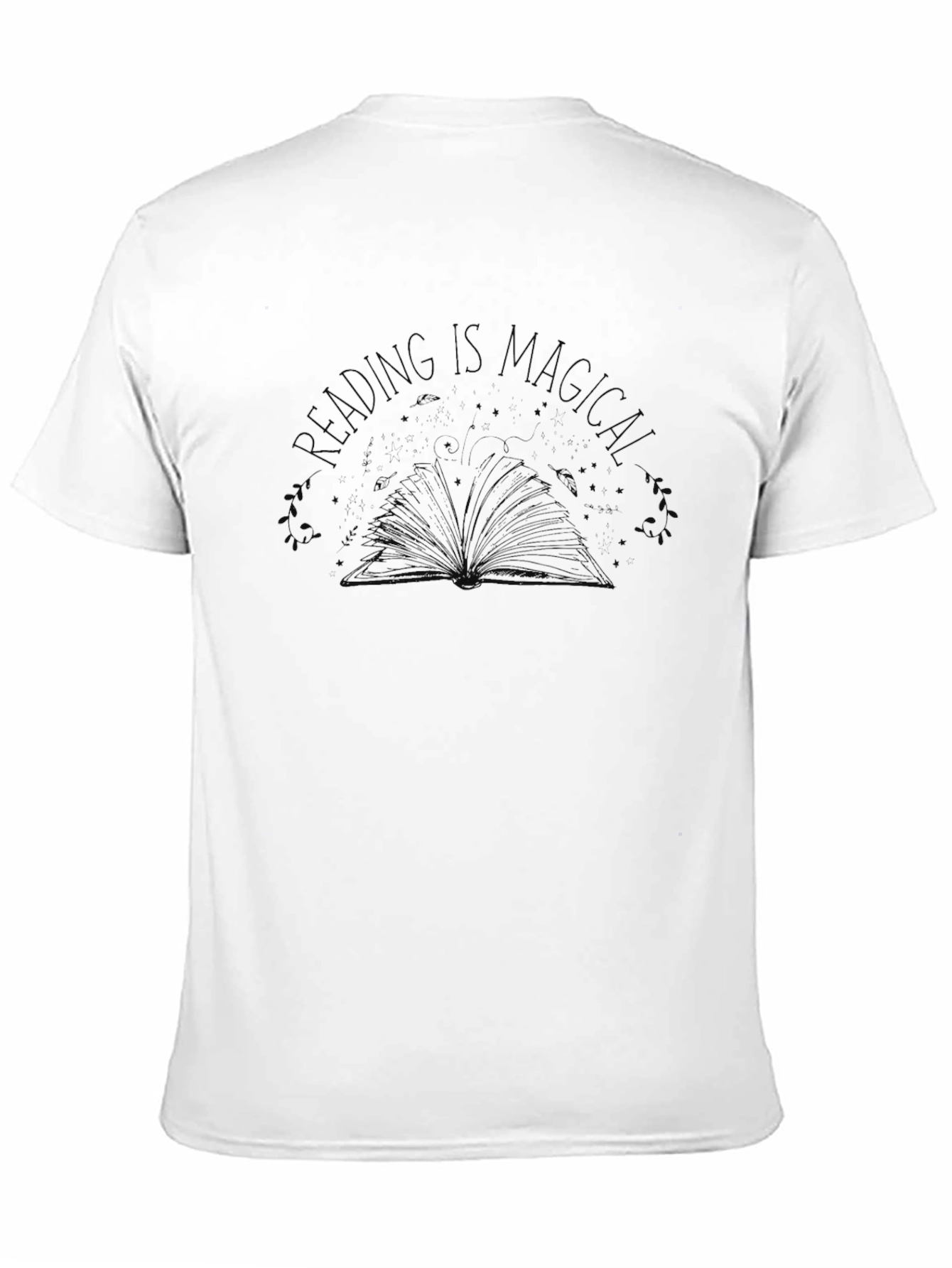 Reading is Magical Graphic Tee - Black