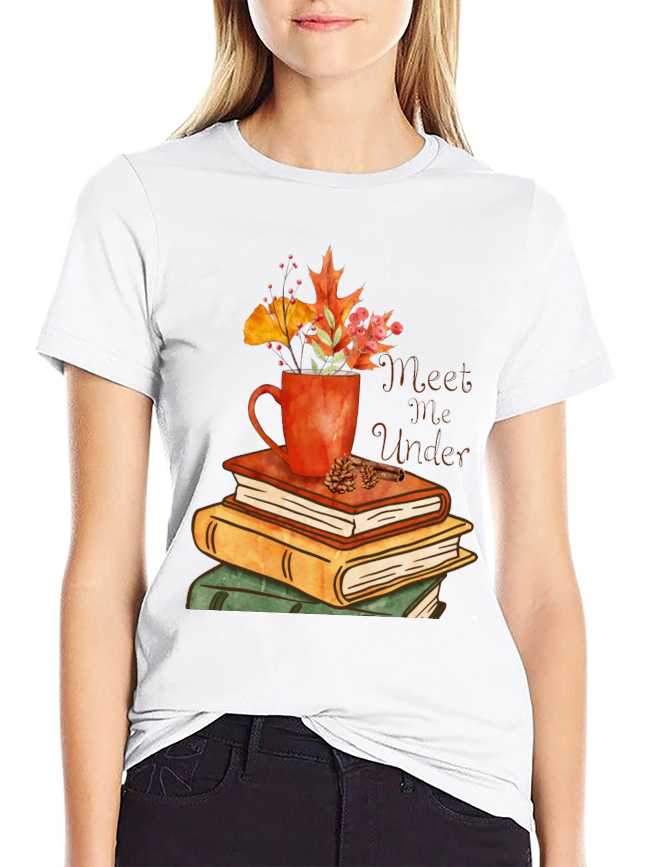Autumn Book Lover T-Shirt