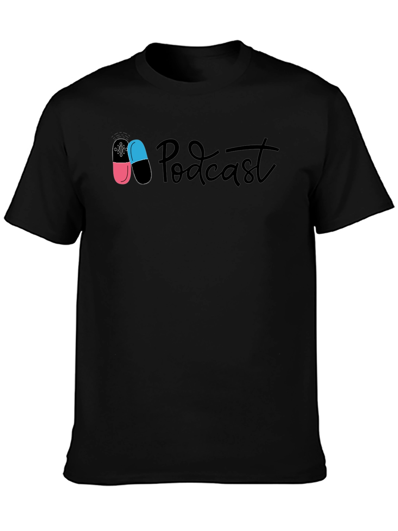 Podcast Pill Graphic T-Shirt