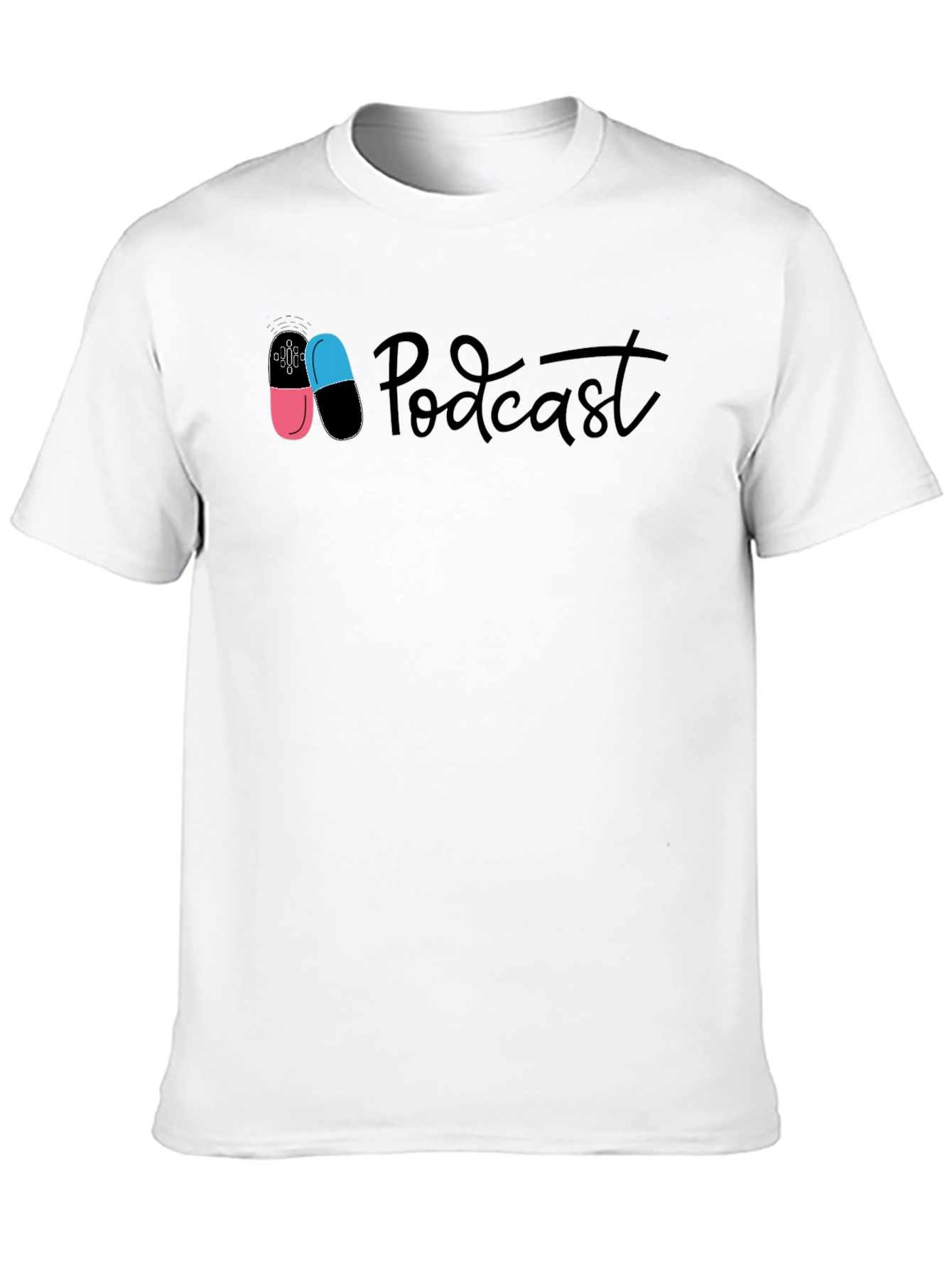 Podcast Pill Graphic T-Shirt