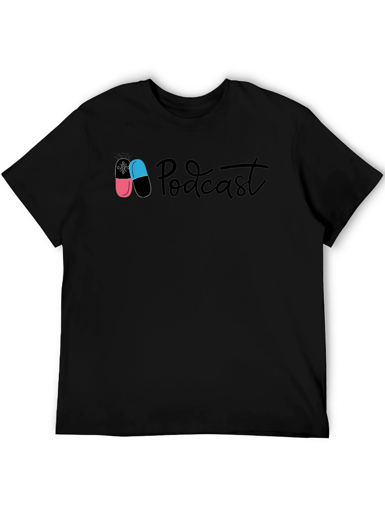 Podcast Pill Graphic T-Shirt