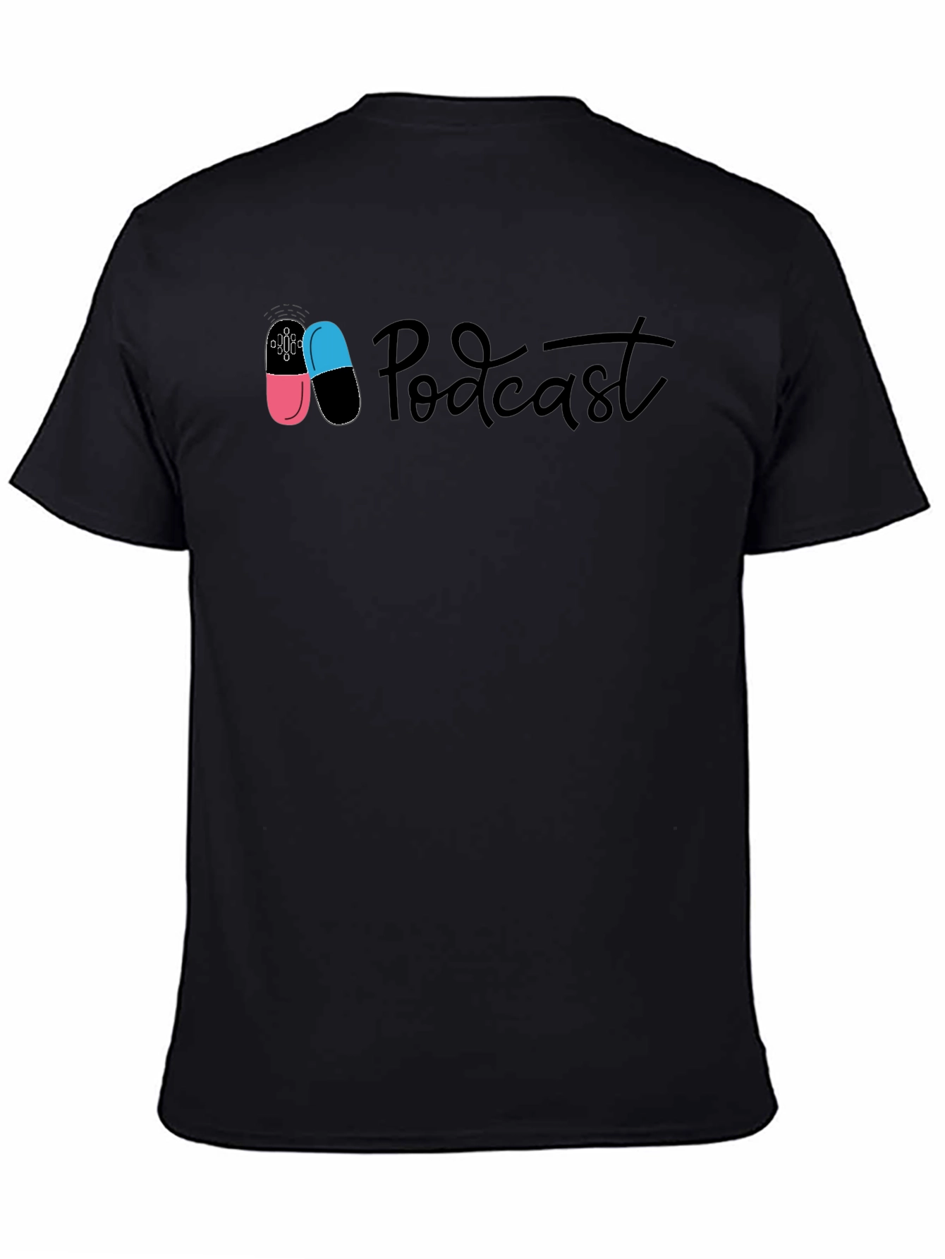Podcast Pill Graphic T-Shirt