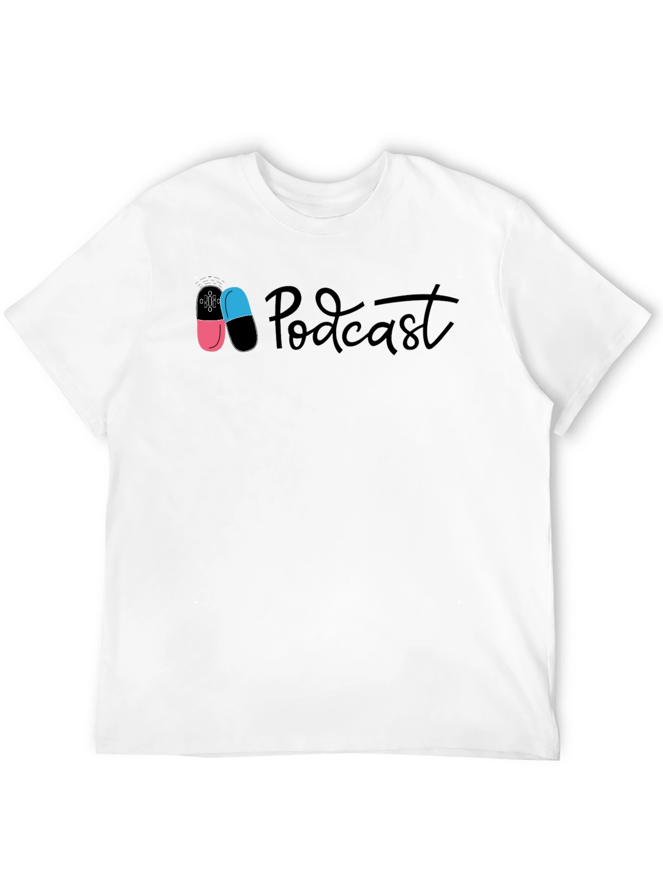 Podcast Pill Graphic T-Shirt