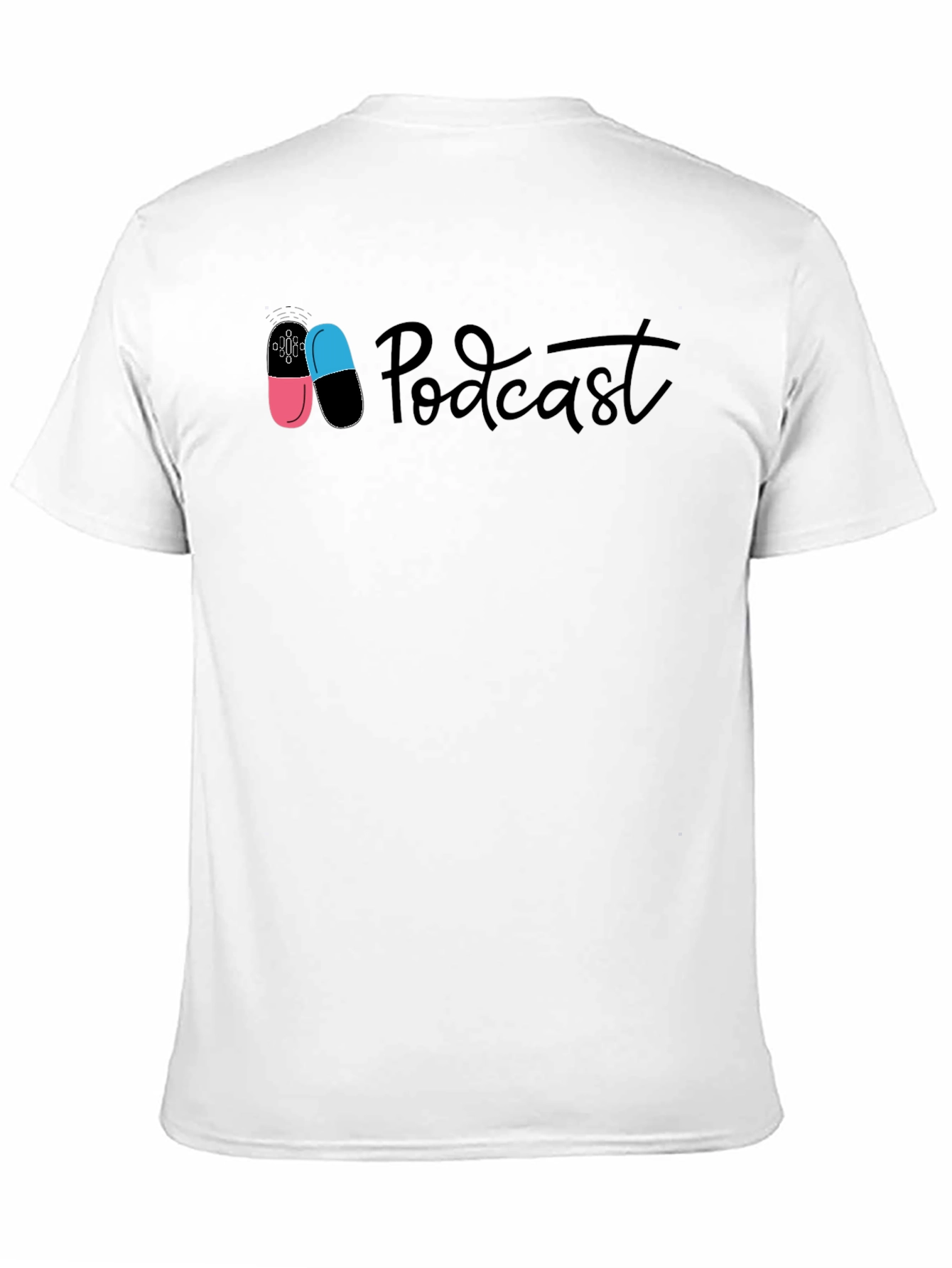 Podcast Pill Graphic T-Shirt