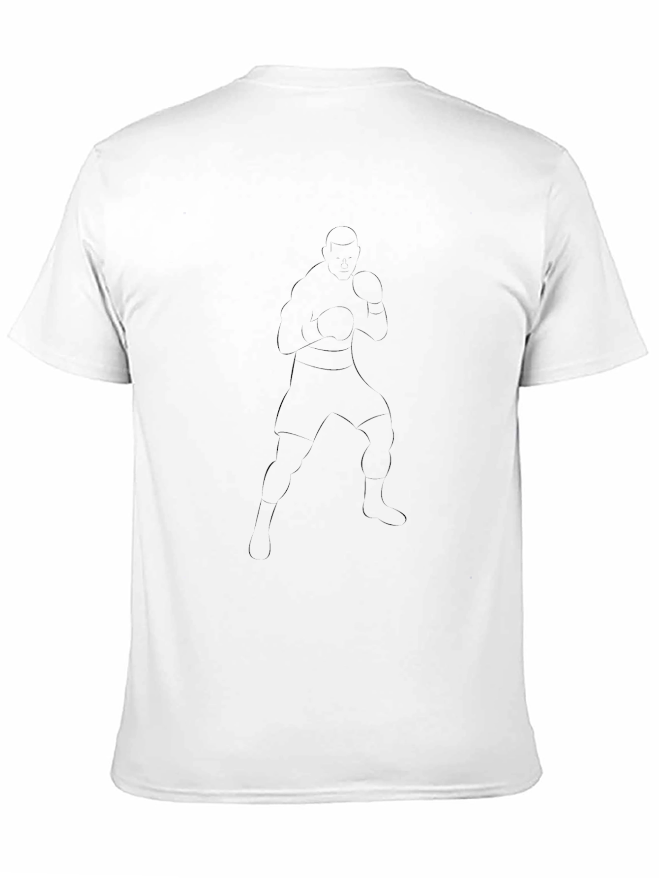 Black Boxer Graphic Tee - Athletic Fit