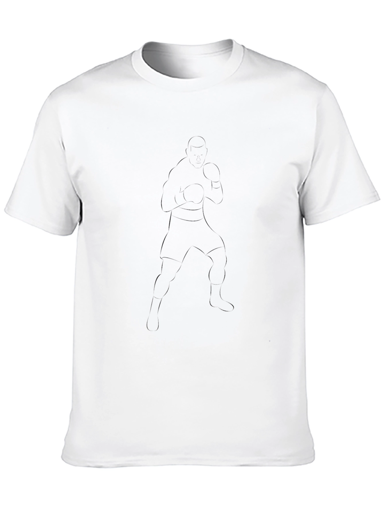 Black Boxer Graphic Tee - Athletic Fit