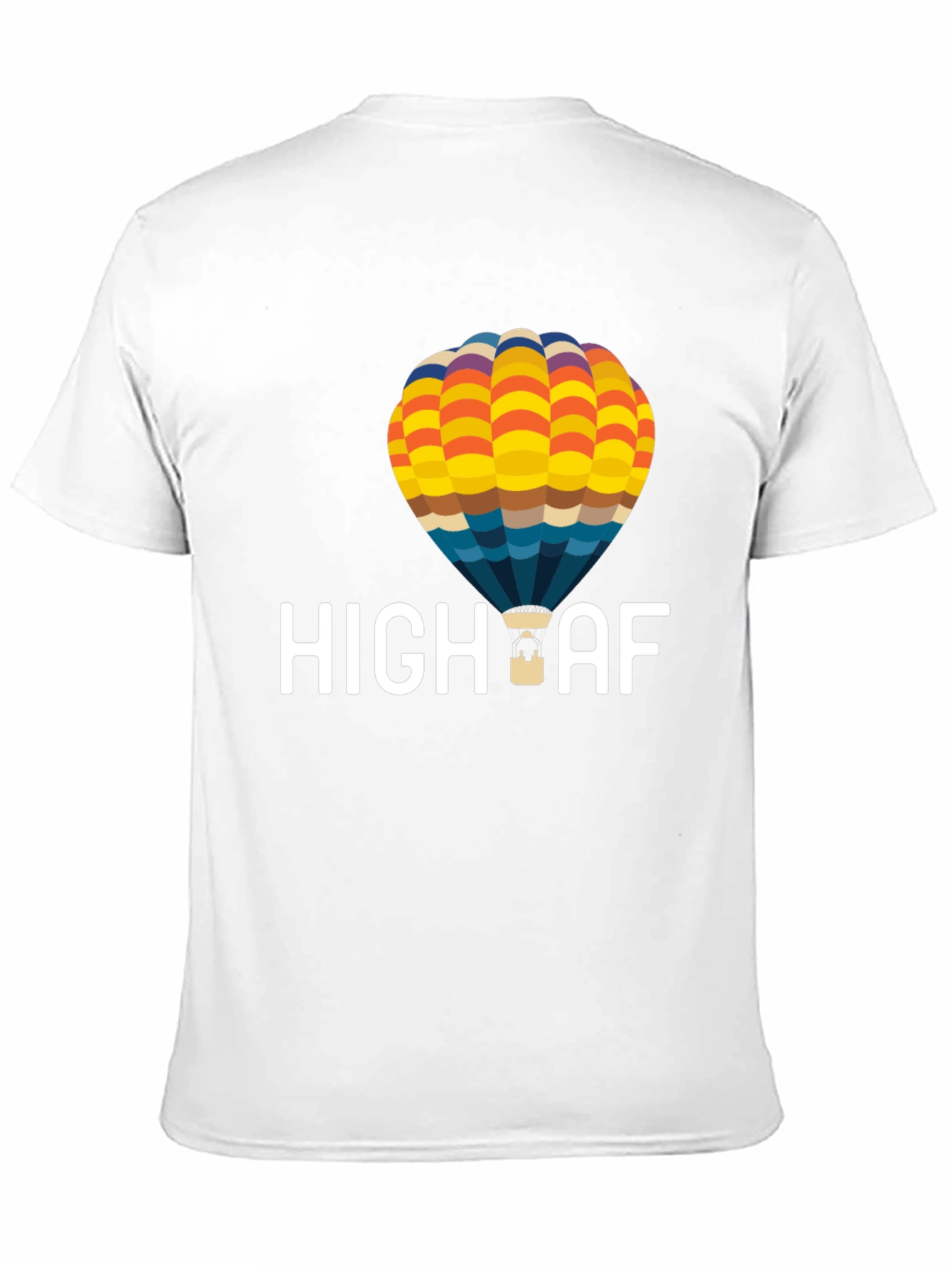 High AF Hot Air Balloon T-Shirt - Black