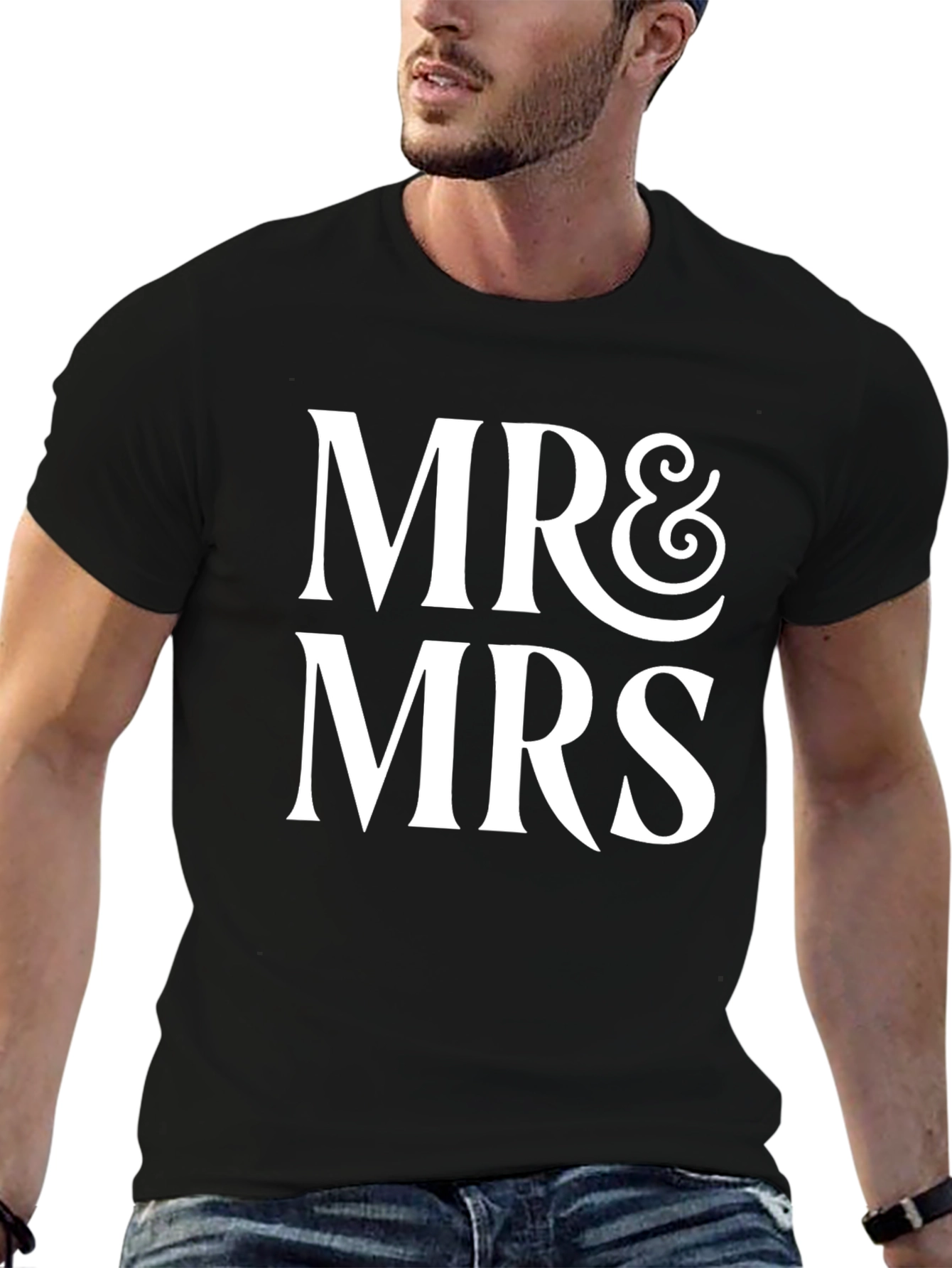 Mr & Mrs Matching T-Shirt - Wedding Anniversary Gift