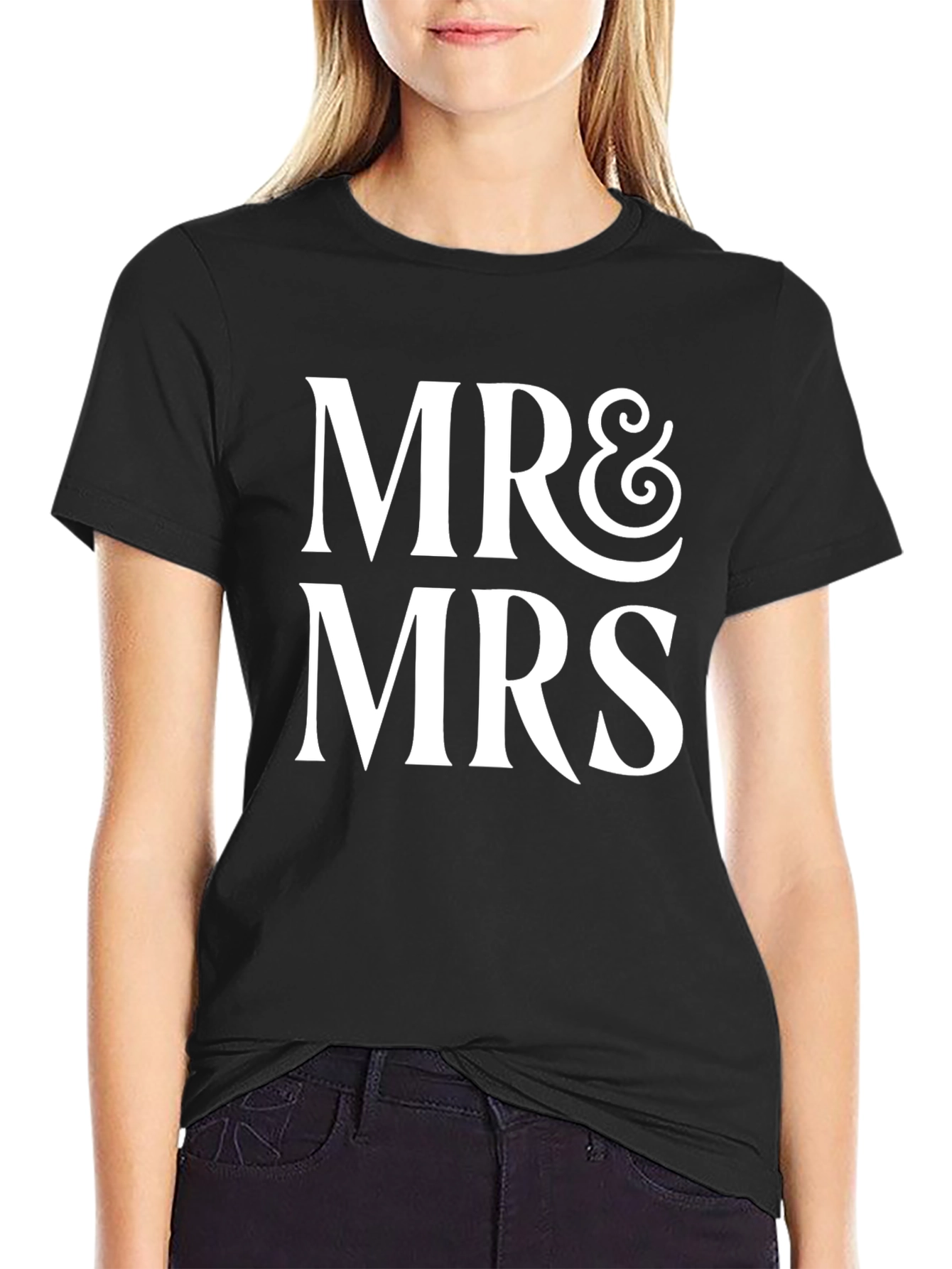 Mr & Mrs Matching T-Shirt - Wedding Anniversary Gift
