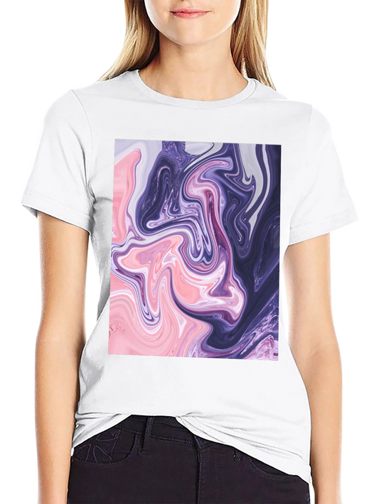 Swirl Graphic Tee - Abstract Art T-Shirt