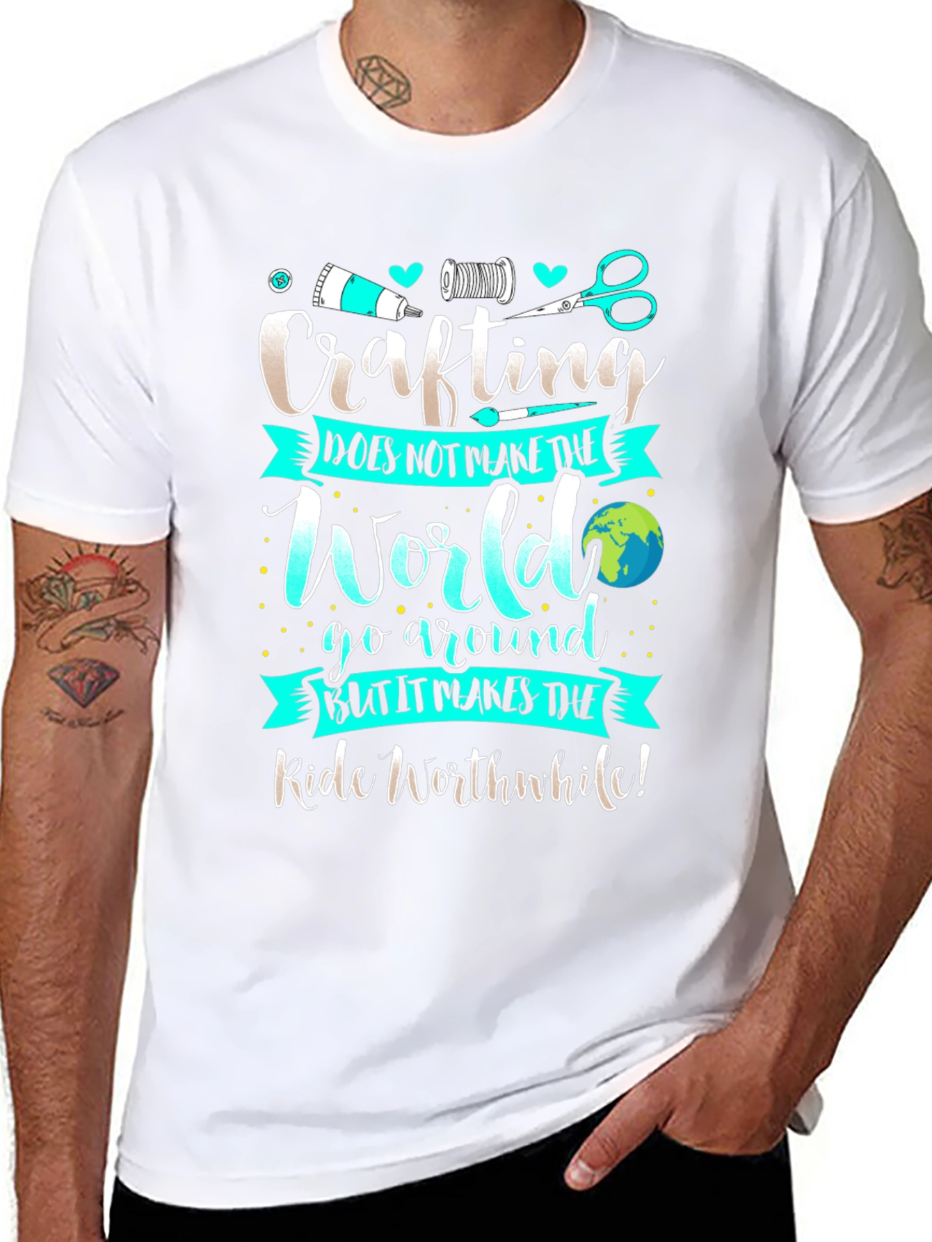 Crafting T-Shirt - Makes the Ride Worthwhile