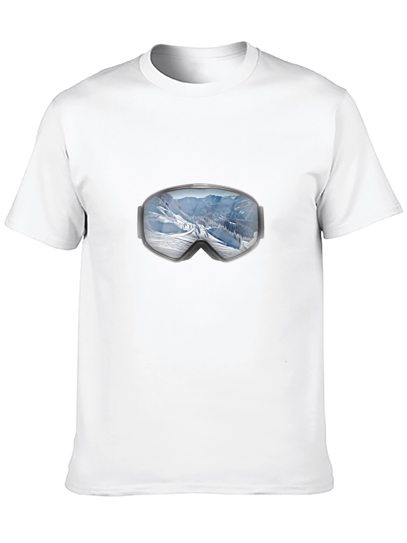 Snowy Mountain Ski Goggles T-Shirt