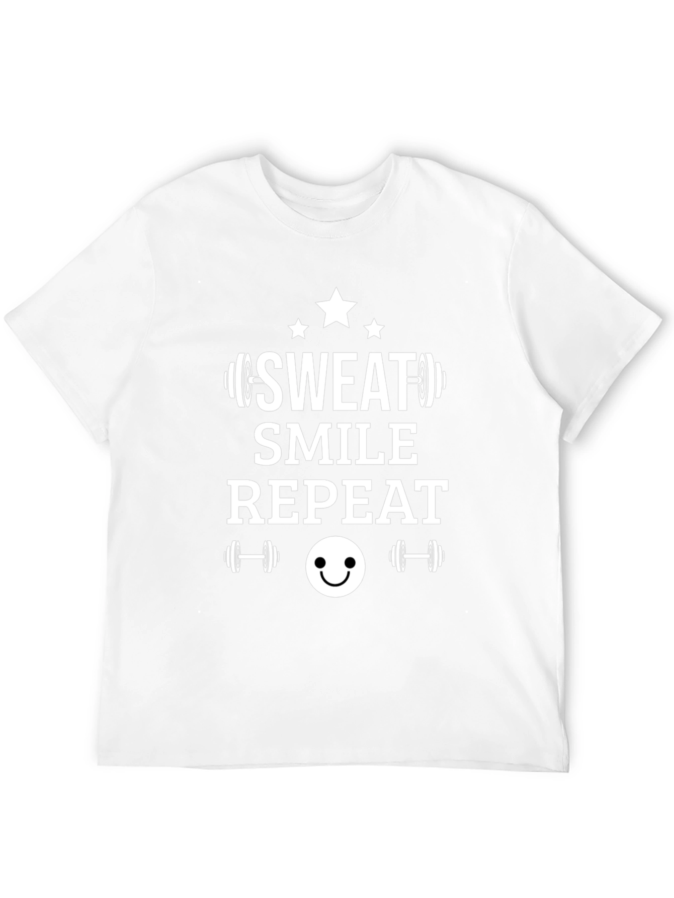 Sweat Smile Repeat Black Graphic T-Shirt