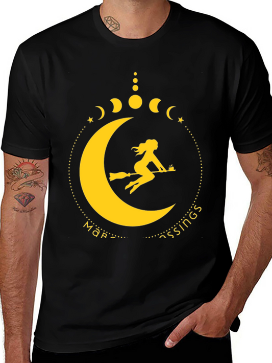 Witch Moon Blessings Graphic Tee - Stylish & Unique!