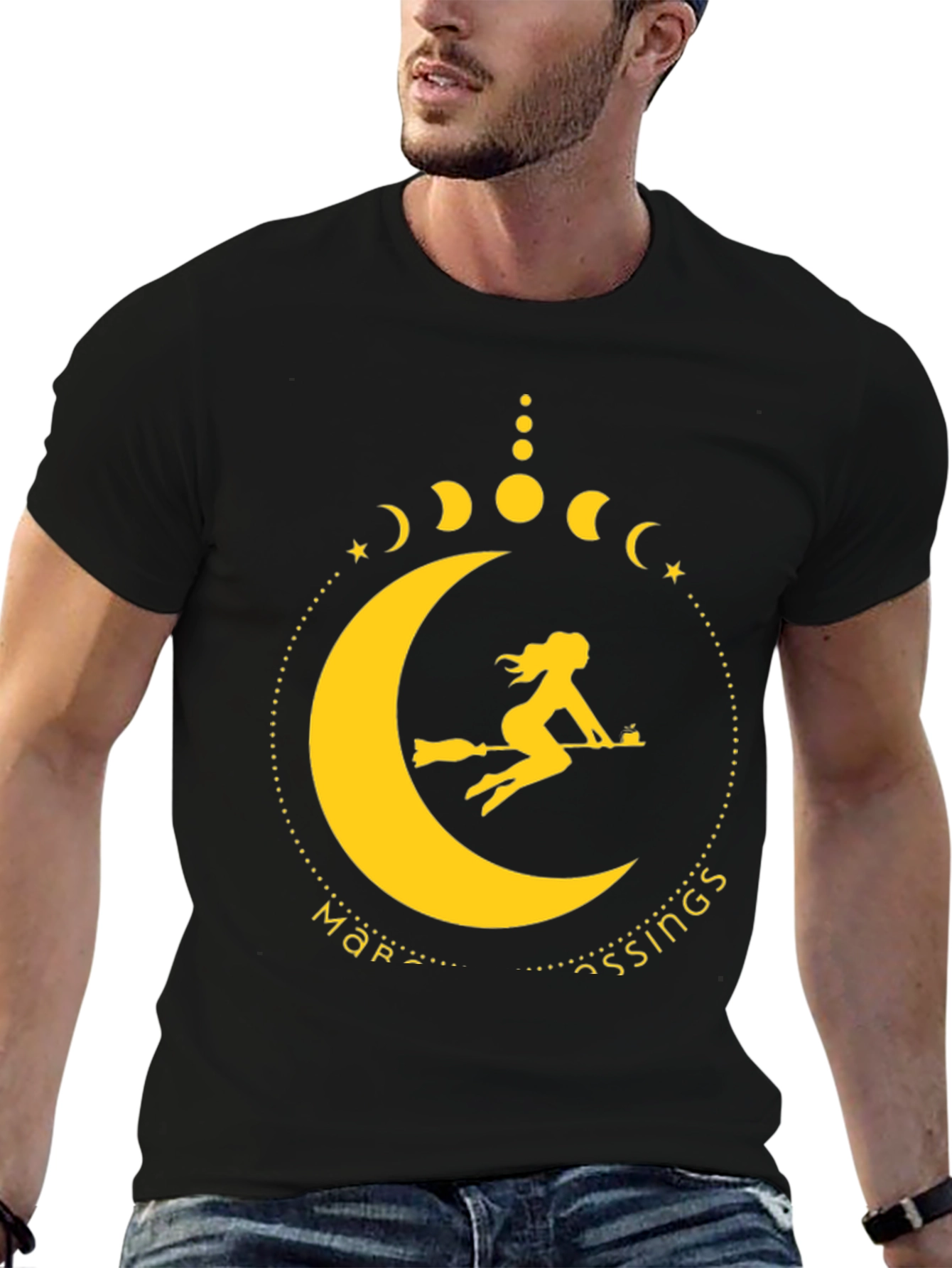 Witch Moon Blessings Graphic Tee - Stylish & Unique!