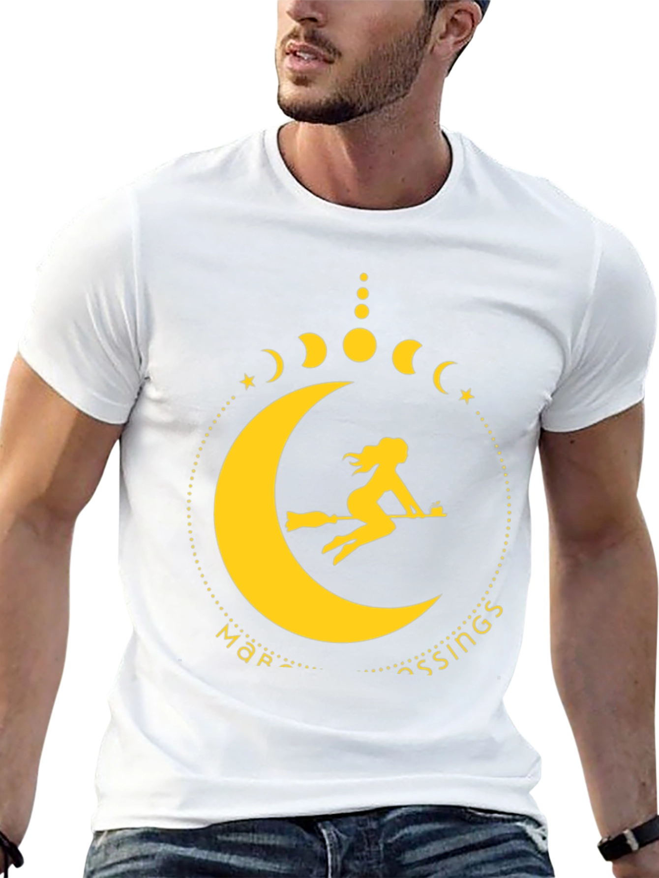 Witch Moon Blessings Graphic Tee - Stylish & Unique!