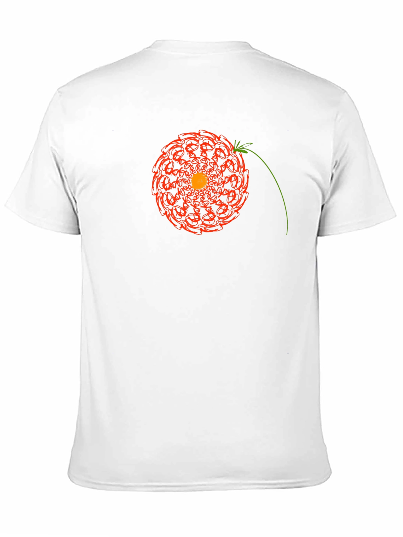 Geometric Floral Mandala Graphic T-Shirt