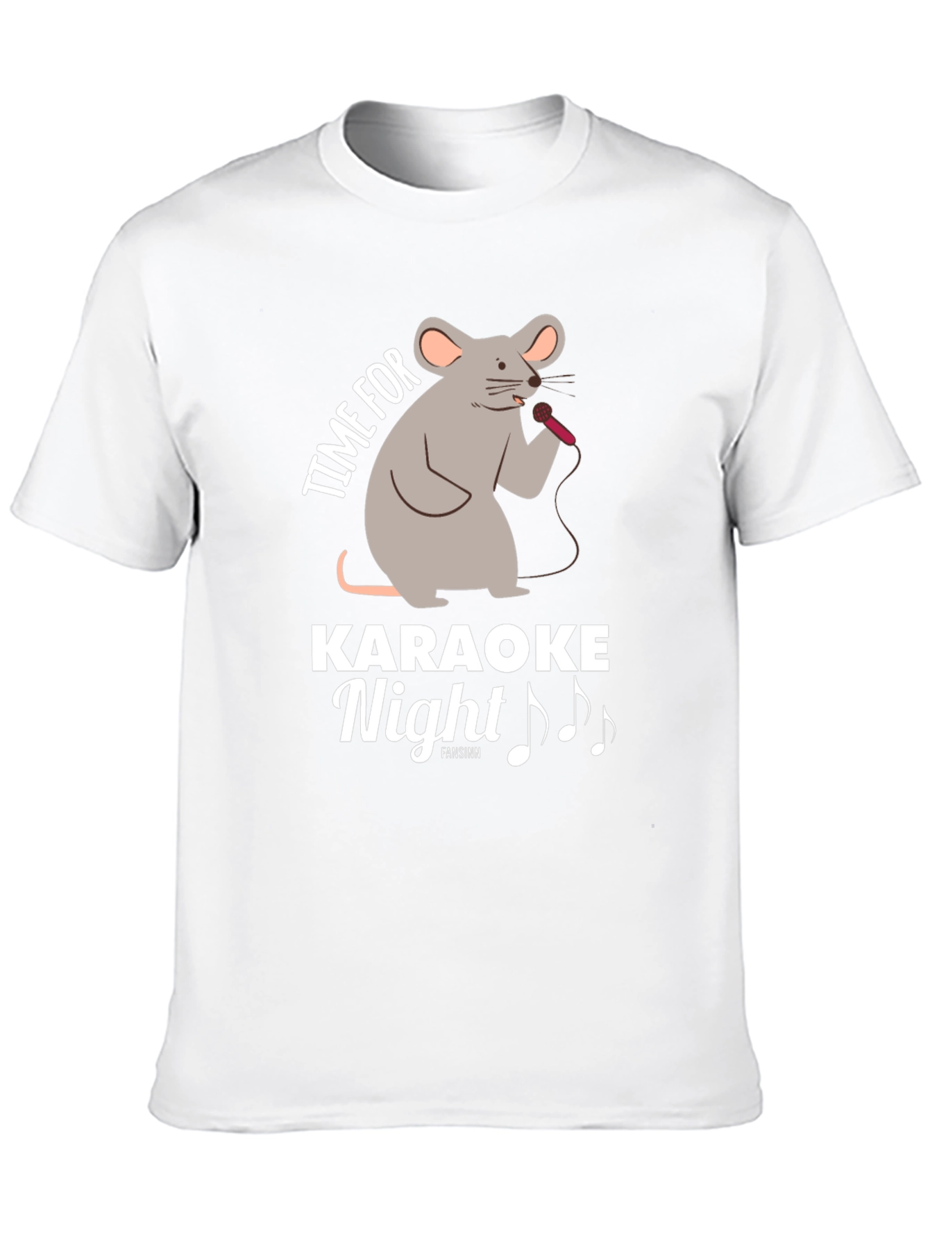 Karaoke Night Mouse T-Shirt - Fun Singalong Apparel