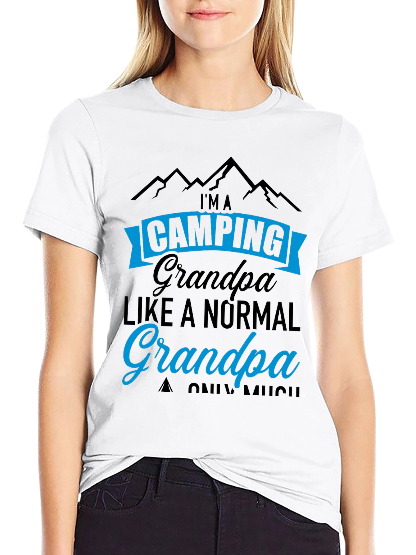 Camping Grandpa Graphic Tee