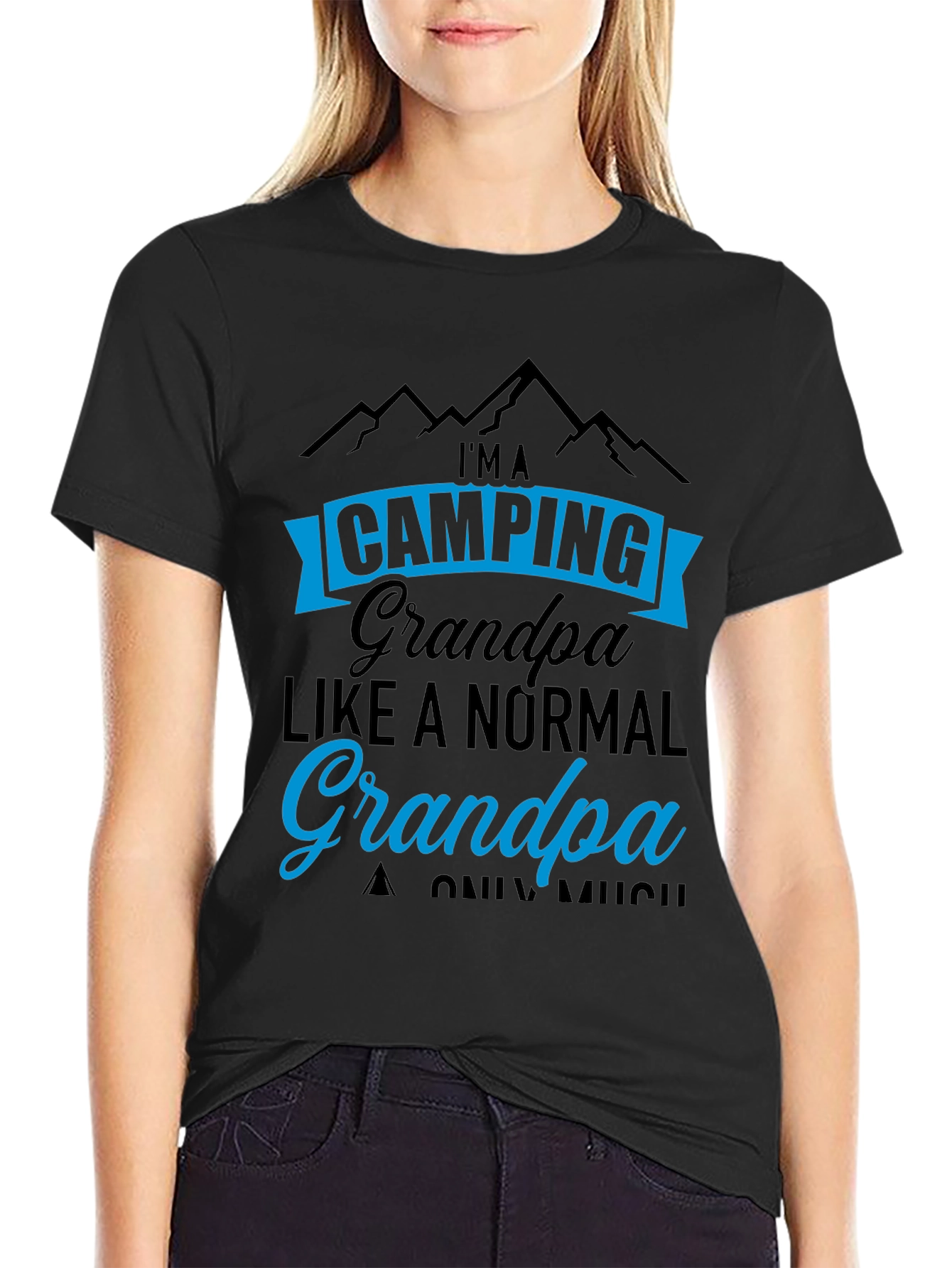 Camping Grandpa Graphic Tee