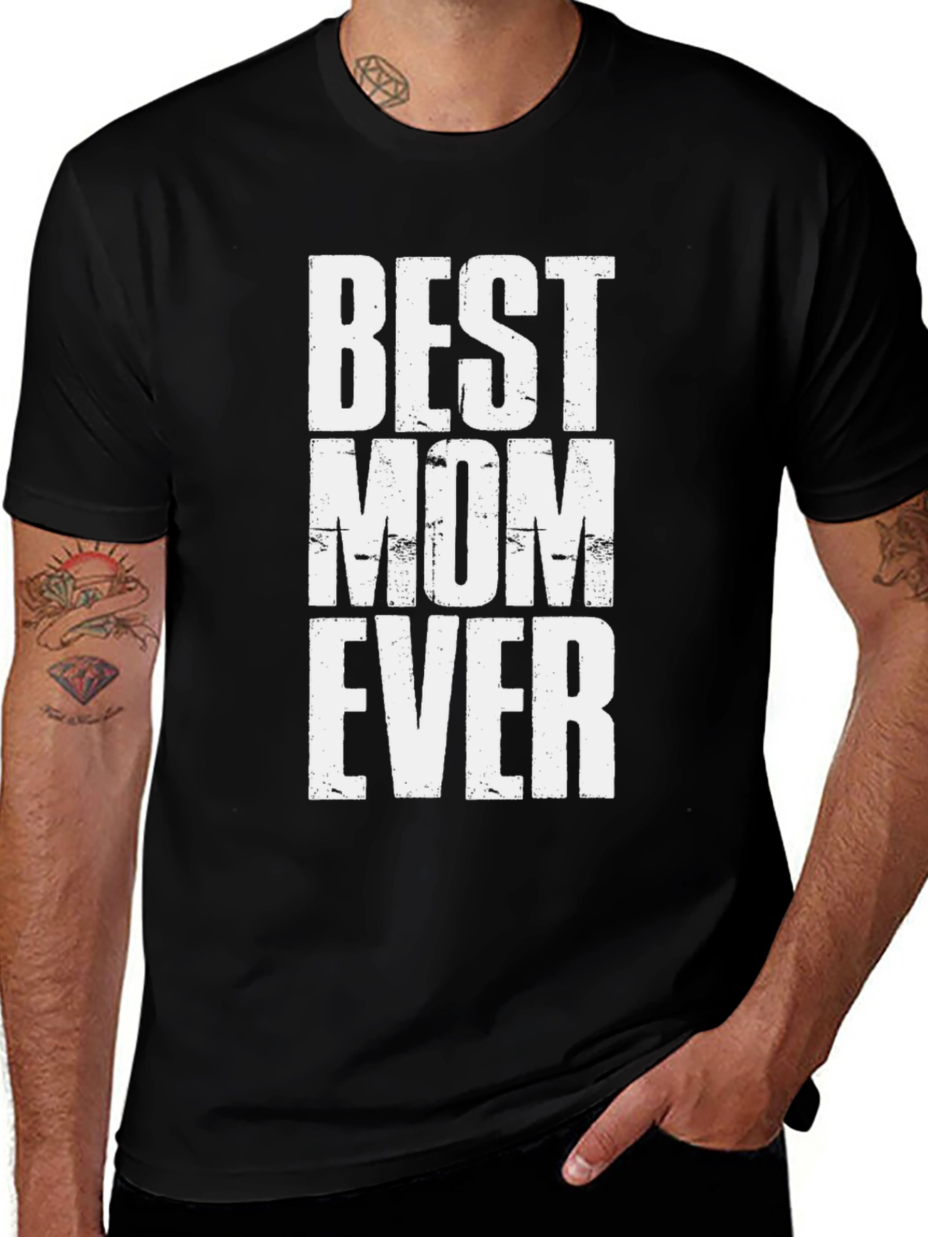 Best Mom Ever Graphic T-Shirt - Classic Black Tee